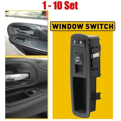 Right 1-10X Power Window Regulator Switchs For Ram 1500 2500 14-19 68110865AA - Image 1 of 4