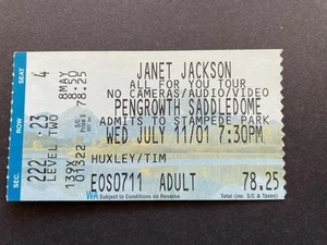 Janet Jackson Ticket 2001 - Picture 1 of 1