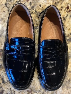 Zapatos de vestir Fernando Melo Paris, Francia niños’ UE talla 22 charol negro - Imagen 1 de 4