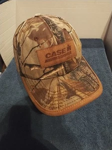 CASE IH Agriculture Camo Hat With Faux Suede Trim & Logo DRI-DUCK Farmer Cap - Picture 1 of 14