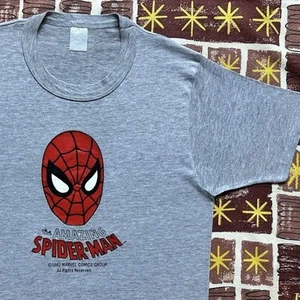 70s the AMAZING SPIDER MAN VINTAGE T-shirt - Picture 1 of 7