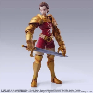 Figura Delita Heiral Final Fantasy Tactics Bring Arts Square Enix Oficial - Foto 1 di 5