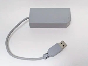 Official Nintendo Wii " LAN Adapter " RVL-015 Tested Wiii U Switch Region Free - Picture 1 of 3