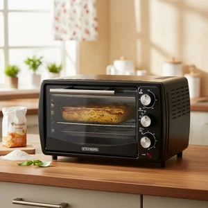 Mini Backofen, 13L, 1200W, Temperaturanpassung, Timer, Black, Compact - Bild 1 von 4