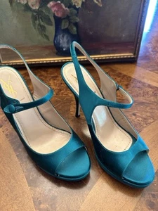 YSL TRIBUTE TÜRKIS MARYJANE PLATEAU SCHUHE NEU OHNE KARTON GR 381/2 (8 US) ITALY - Bild 1 von 24