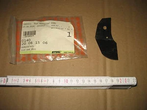 Placa de cubierta original Stihl 1123 648 3800 para freno de cadena motosierra sierra 180B - Imagen 1 de 3