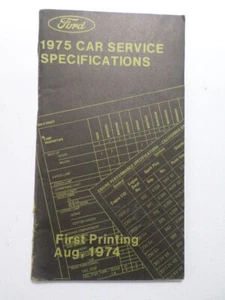 1975 Ford Truck Service Specifications Manual - Bild 1 von 3