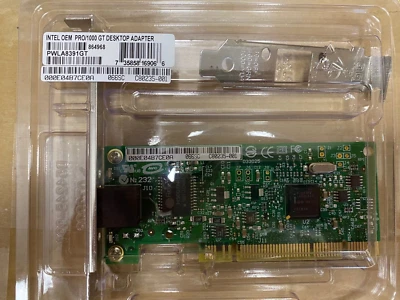 Intel PWLA8391GT PRO/1000 GT Network Card with FH & LP Bracket - 5 Year Warranty - Image 1 of 3