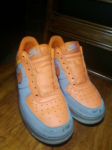 Nike Air Force 1 Low Stealth Arancione Grigio 2007 (314192 081) Taglia 6.5Y Donna Taglia 8