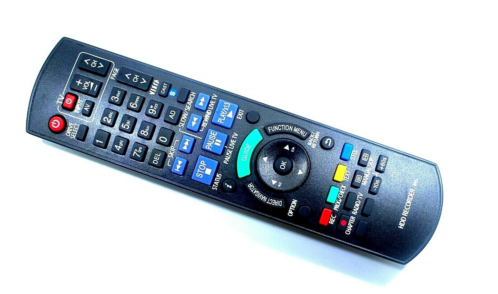 N2QAYB000979 Remote for Panasonic DVD Recorders DMRPWT540 DMRPWT540GL