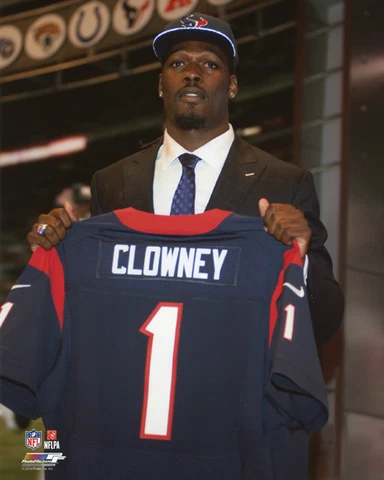 2014 Houston Texans JADEVEON CLOWNEY Glossy 8x10 Photo Draft Day Print Poster Cover