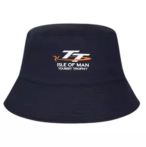 Official Isle of Man TT Races Reversible Navy/Orange Bucket Hat - SA6289A-4-IOM - Picture 1 of 5