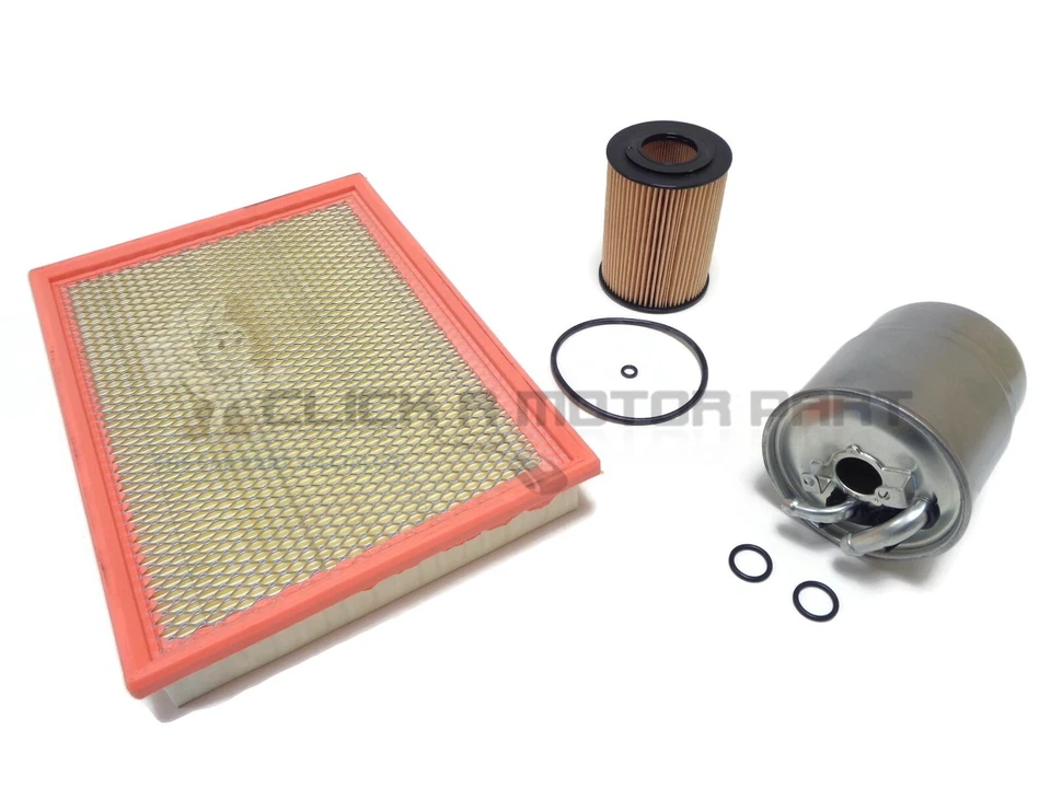 JEEP GRAND CHEROKEE MK3 3.0 CRD 2005-2010 OIL AIR DIESEL FUEL FILTER SERVICE KIT - Image 1 of 1