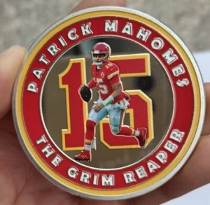 SALE!!!Kansas City Chiefs Patrick Mahomes 55 mm Münze - Bild 1 von 4