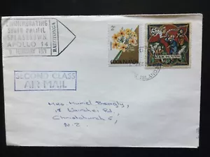 COOK ISLAND 1971 Apollo 14 South Pacific Splashdown Cover (P138#4) - Picture 1 of 1