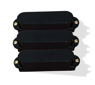 Pickups Single Enclosed Black Set of 3 Custom Shop 081100BK - Image 1 of 4