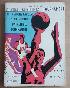 18th Annual Covina Christmas Tournament High School Basketball 1971 Program - Picture 1 of 9
