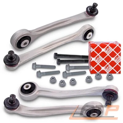 QUERLENKER SATZ VORNE OBEN +FEBI SCHRAUBENSATZ FÜR AUDI A4 8K B8 A5 8T 8F A6 C7 - Bild 1 von 4