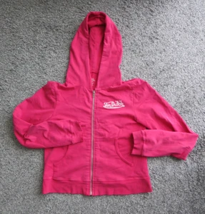 Von Dutch Damen Hoody Pink made in USA total abgefahren Bund ausgefranzt COOL - Bild 1 von 10