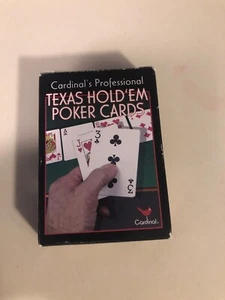 Cardinal's Professional Texas Hold'Em Poker Cards - Picture 1 of 3