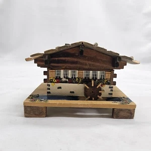 Adorable Chalet Reuge de Colección Movimiento Musical Suizo Gotas de Lluvia Sigue Cayendo - Imagen 1 de 12
