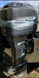 2000 200 HP EFI MERCURY OPTIMAX OUTBOARD MOTOR Complete WITH RIGGING - Picture 1 of 2