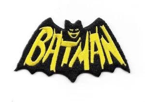 Batman 1960's TV Show Cape and Name Logo Embroidered Patch, NEW UNUSED - Picture 1 of 1