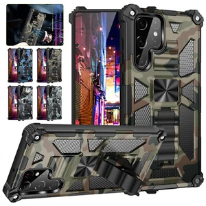 For Samsung S23 S22 S21 S20 Note A14 A34 A54 A51 A71 A52 A72 Armor Stand Case - Picture 1 of 31