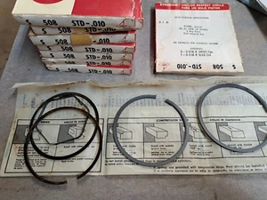 NOS Set of 8 Perfect Circle S 508 Piston Rings STD - .010 Fits Ford 1932-45 V8 - Picture 1 of 3