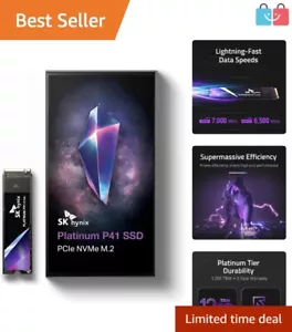 Compact 1TB PCIe NVMe SSD with Read Speeds Up to 7000MB/s - Perfect for Gamers - Picture 1 of 8