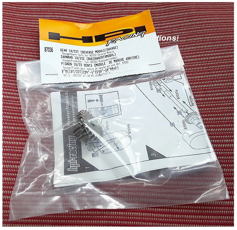 HPI Racing 87036 Gear 10/22T Reverse Module Savage 21 - Image 1 of 1