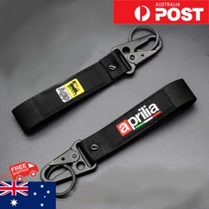 aprilia MotoGP keyring Motorcycle Bike keychain with wrist strap Car Gift AU - Picture 1 of 9