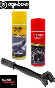 Set Mantenimiento Cadena Moto Road Grasa Spray & Detergente Con Cepillo Limpieza - Imagen 1 de 2