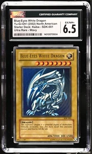 Blue Eyes White Dragon SDK-001 Wavy CGC 6.5 Yu-Gi-Oh! - Picture 1 of 2