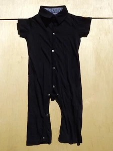 Mameluco talla 6-9 meses, 7 para TODA la humanidad, bebé unisex - azul marino - Imagen 1 de 6