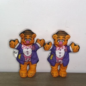 Muppets Fozzie Bear Plush Stuffed Animal Toy Blockbuster Vintage 1998 Collection - Picture 1 of 11