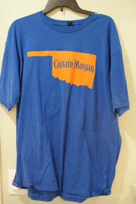 Collectible Captain Morgan Liquor Blue T Shirt Tee Size XL - Image 1 of 2