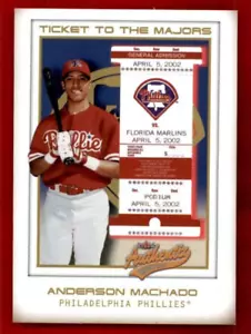 2002 Fleer Authentix Second Row #151 Anderson Machado TM 152/250 - Picture 1 of 2