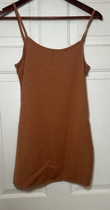 Rhythm Small Mini-Schlupfkleid Leinenmischung rostorange/braun - Bild 1 von 6