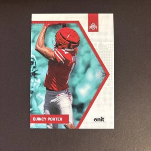 Quincy Porter Teal Parallel 2025 ONIT Ohio State Buckeyes Football #P-25 - Picture 1 of 2