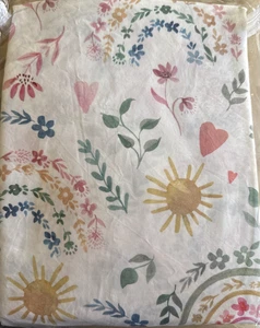 Juego de sábanas orgánicas Pottery Barn Kids Heritage Rainbow - Completo - NUEVO - Imagen 1 de 2