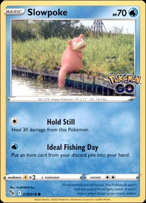 Pokemon - 2X Slowpoke #019/078 - Pokemon GO Common - Image 1 of 2