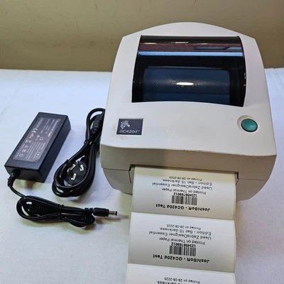 Zebra GC420d Direct Thermal Label Printer P/N: GC420-200540-000 L#1408 - Image 1 of 4