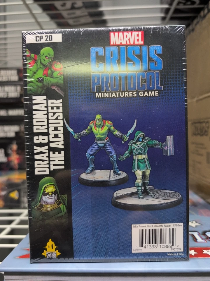 Marvel Crisis Protocol Drax Ronan Accuser Character Pack Miniatures Game Figure - Image 1 of 1