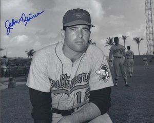 Autographed 8x10 Johnny Orsino Baltimore Orioles Catcher 1963-65 (d 2016) Giants - Picture 1 of 1