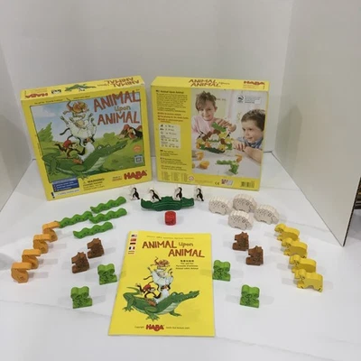 Animal Upon Animal COMPLETE HABA 2005 Wooden Children's Kids Toys VGC - Image 1 of 4