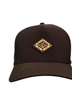 Men's Columbia PFG Black One Size Fishing Hat with Beige Logo - Image 1 of 3