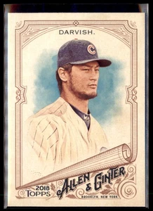 2018 Allen and Ginter Yu Darvish Chicago Cubs #37 2 Card Lot - Picture 1 of 2
