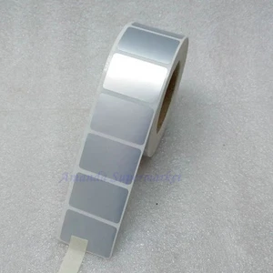 Silver PET Label Sticker Waterproof Tearproof Oilproof l 1000pcs 30 x 20mm - Picture 1 of 5