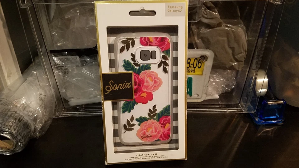 Funda Rígida Transparente Sonix para Samsung Galaxy S7 Rosas Floral Foto 1 de 2